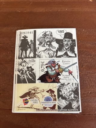 Lote Sellos España Capitán Alatriste