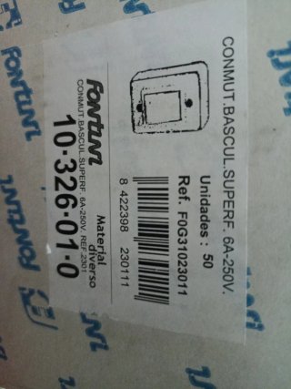Interruptor conmutador Marca FONTINI