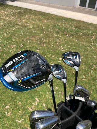 JUEGO COMPLETO TAYLORMADE SIM2MAX +SPIDER + BOLSA