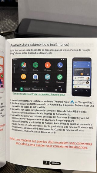 Pantalla Carplay para coche