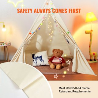 Tenda Teepee da Gioco per Bambini da 1 a 5 Anni