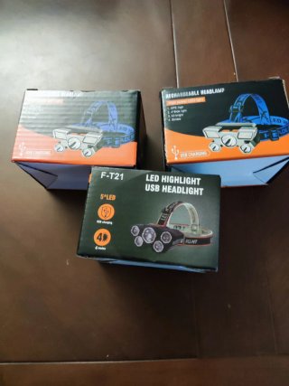 Foco frontal LED USB recargable nuevo a estrenar