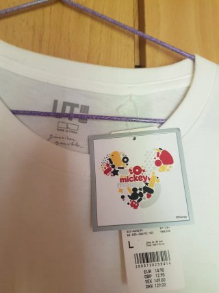 Camiseta Uniqlo Mickey Talla L