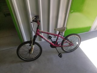 Bicicleta infantil rosa