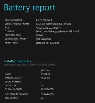 ASUS X552C Core i3 4GB RAM 500GB HDD