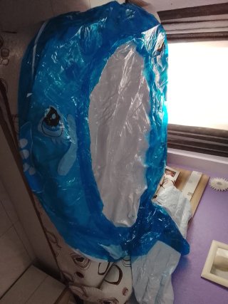 Piscina hinchable infantil azul