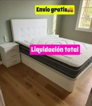 Canapé abatible 150x190 cm nuevos en liquidación