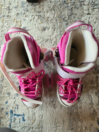 Patines extensibles niña rosa 28 a 31