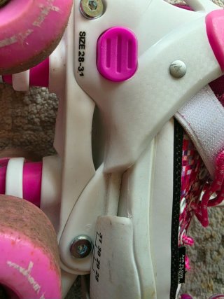 Patines extensibles niña rosa 28 a 31
