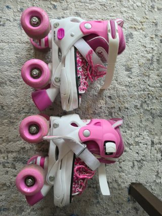 Patines extensibles niña rosa 28 a 31