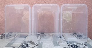 Set 3 Contenitori Trasparenti Ikea Samla 5L