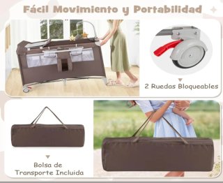 Cuna de Colecho y Cambiador NUEVA