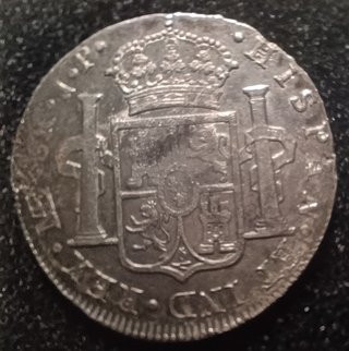Moneda Plata 8 Reales Fernando VII 1821