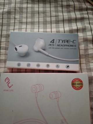 Auriculares Azuki Life AL-03 Rosa/Blanco