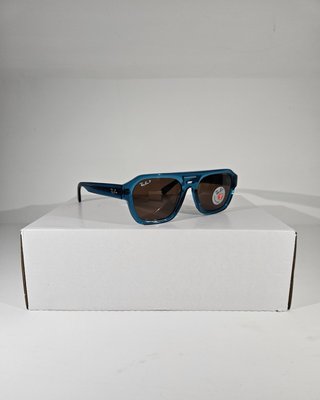 Occhiali Ray Ban Corrigan Blu Trasparent