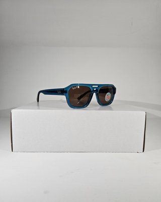 Occhiali Ray Ban Corrigan Blu Trasparent