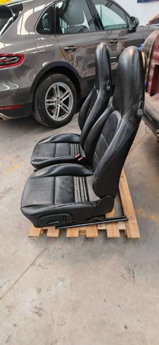 Asientos Porsche Boxster 986 Cuero Negro