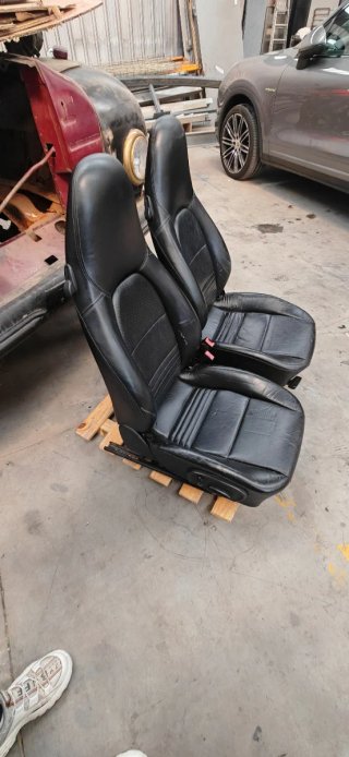 Asientos Porsche Boxster 986 Cuero Negro