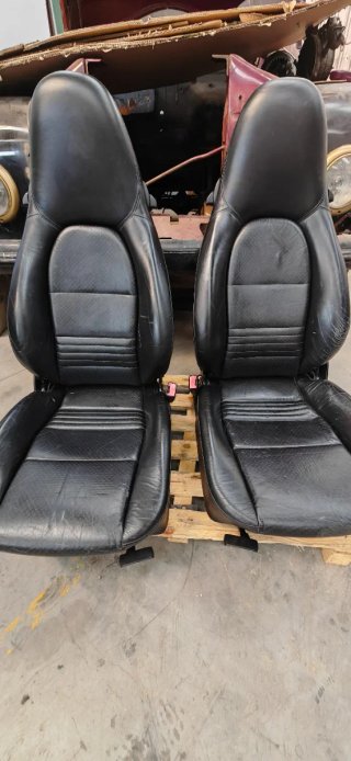 Asientos Porsche Boxster 986 Cuero Negro