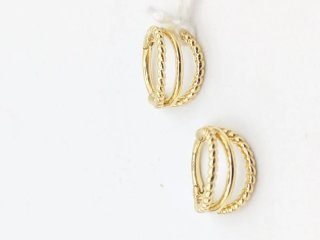 Pendientes Tous Oro 18k Triple Aro