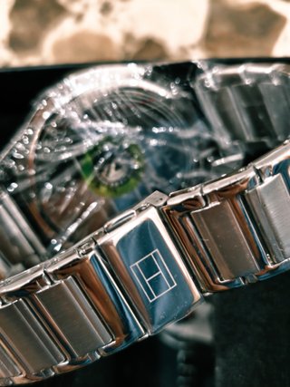Reloj Tommy Hilfiger Cronógrafo Azul y Plateado