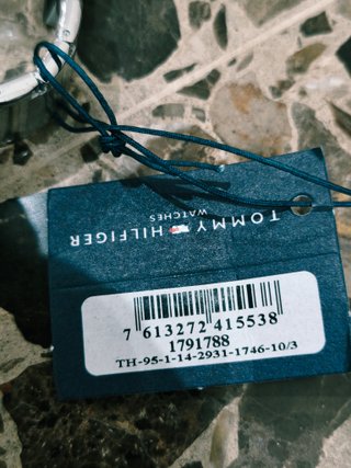 Reloj Tommy Hilfiger Cronógrafo Azul y Plateado