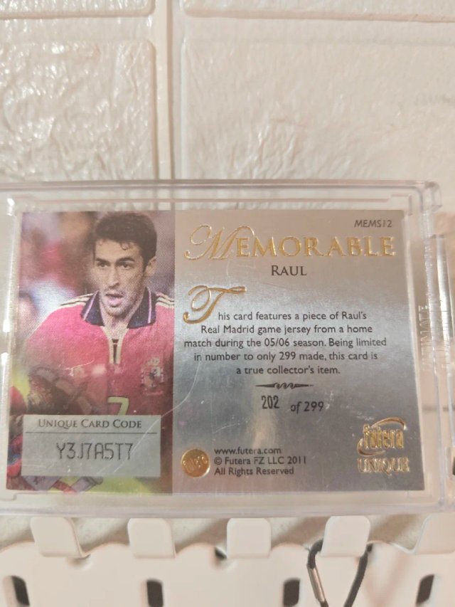 Raúl 2011 - Parche de jugador usado /299
