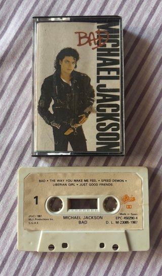 Casete Michael Jackson Bad