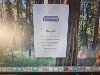 Apple Mac MIni 2018 i7 3.2GHz 256GB SSD Ordenador