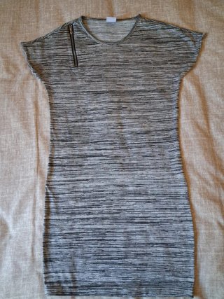 Vero Moda Vestito Grigio con Zip