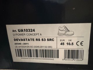 Scarpe antinfortunistiche U-Power nere/rosse Tg 45