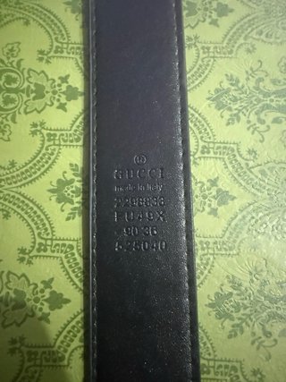 Cintura Gucci GG Supreme Nera