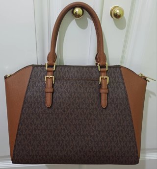 Bolso Michael Kors Marrón y Dorado