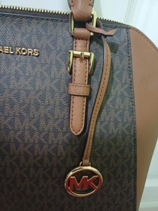 Bolso Michael Kors Marrón y Dorado