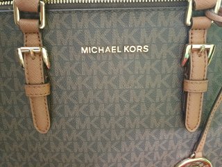 Bolso Michael Kors Marrón y Dorado