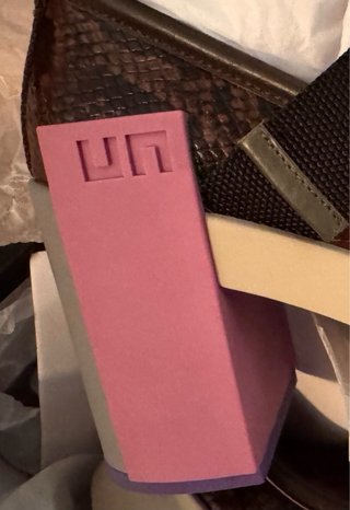 UNITED NUDE Zapatos Altos Marrones y Rosas