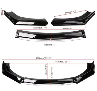 Spoiler parachoque delantero Audi A4 S4 B8.5