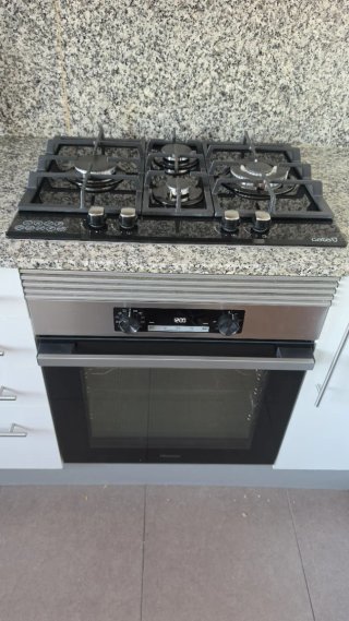 Horno y Cocina Gas Natural Teka