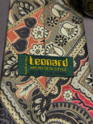 Cravatta vintage Paisley disegno cashmere Italy