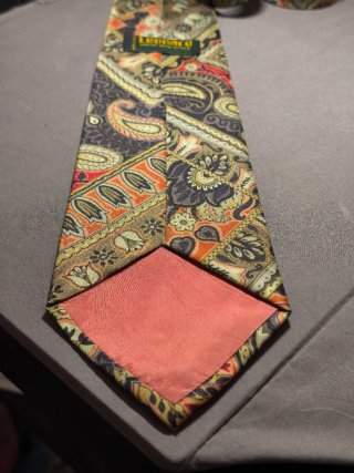 Cravatta vintage Paisley disegno cashmere Italy