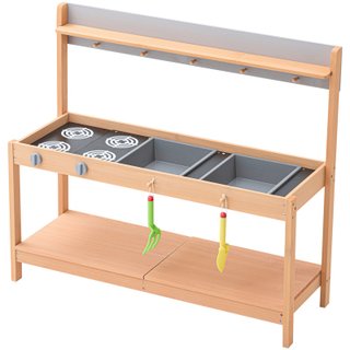 Cucina di Fango per Bambini in Legno con Accessori