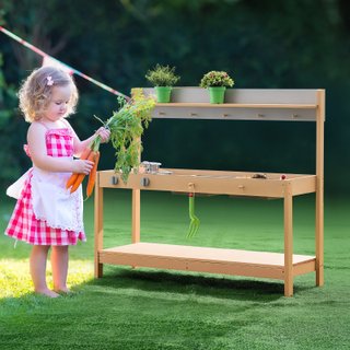 Cucina di Fango per Bambini in Legno con Accessori