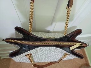 Bolso Michael Kors Blanco y Marrón
