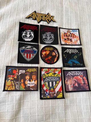 Patches Anthrax Banda Rock Metal 20€ cada