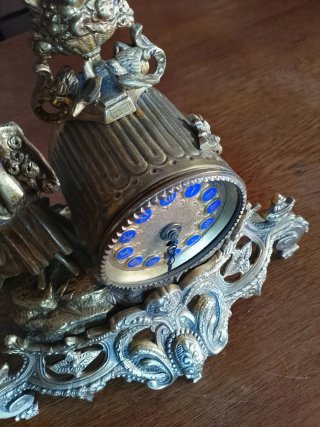 Reloj de sobremesa bronce estilo Rococó