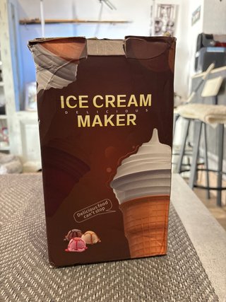 Máquina de helados estilo cono