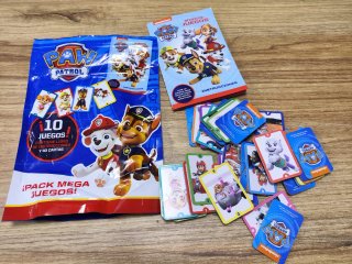 Paw Patrol Pack Mega Juegos 10 Juegos 40 Cartas