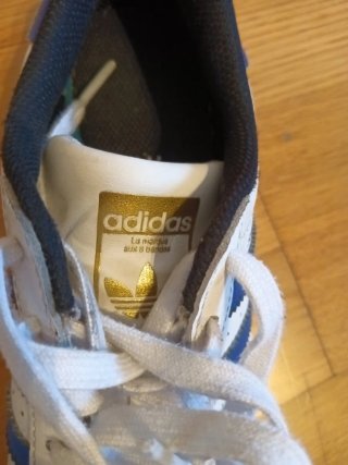 Zapatillas Adidas Superstar Blancas y Azules
