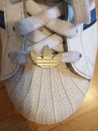 Zapatillas Adidas Superstar Blancas y Azules
