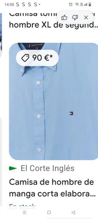 Camisa Tommy Hilfiger azul